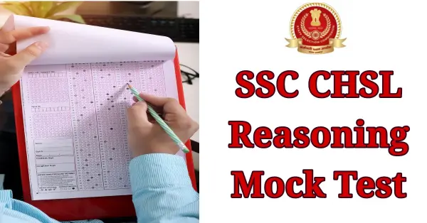 SSC CHSL Reasoning Mock Test Part 1